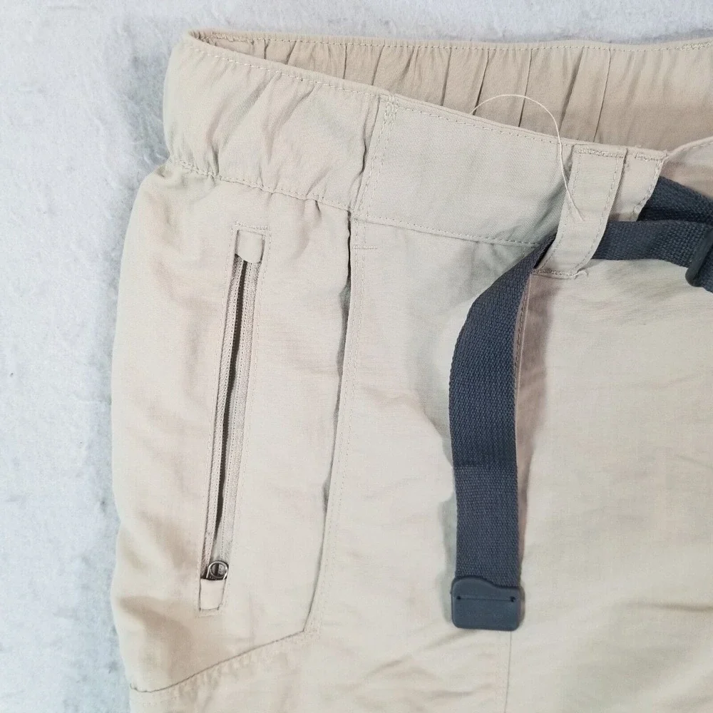 The North Face‎ cargo hiking shorts men's large beige Comfort waist outdoor
